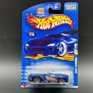 Hot Wheels Dodge Sidewinder Convertible Car‎ Blue Diecast 1/64 Highway 35 #210